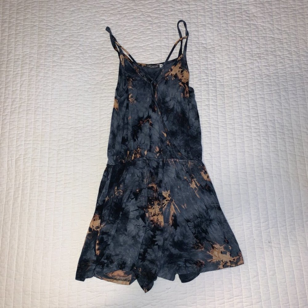 Earthbound Tie-Dye Strappy Romper